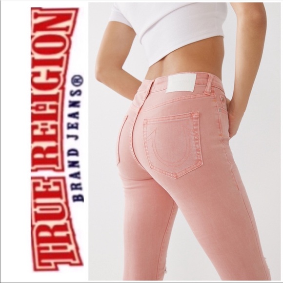True Religion Halle Mid Rise Distressed Paloma Skinny Jeans NWT - Picture 16 of 16